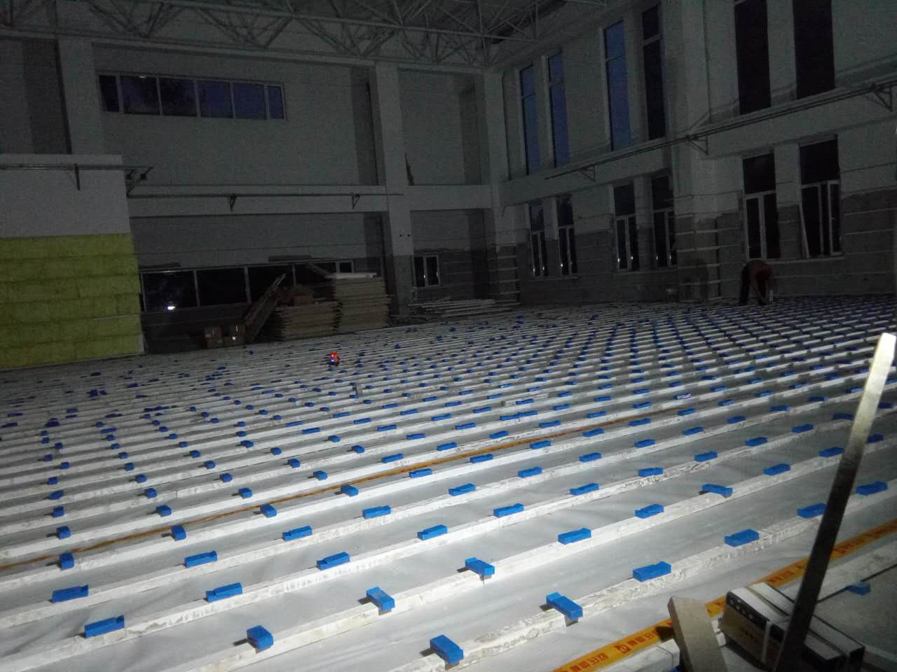 濱州南海小學籃球館項目安裝流程