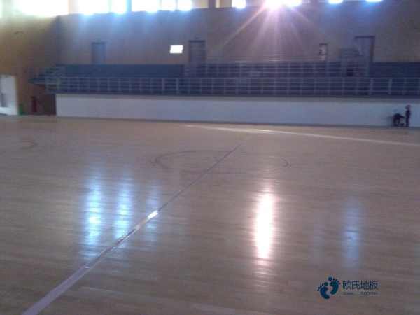 雙龍骨籃球地板清潔保養2